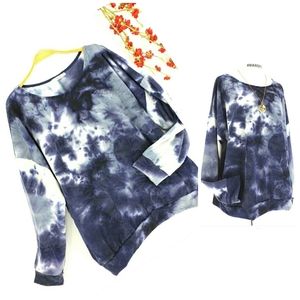 New TIMING Tie Dye Lightweight Long Sleeve Sweatshirt sz 2X